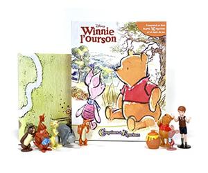 Disney Winnie l'Ourson Comptines et Figurines - Livre illustré, 10 figurines, tapis de jeu
