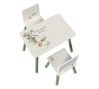 Disney Winnie l'ourson Ensemble table basse et 2 chaises en bois pour chambre d'enfant