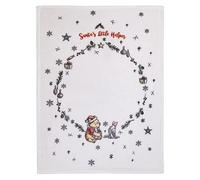 Disney Winnie l'ourson et Porcinet Blanc Rouge et Vert Couronne de Noël Santa's Little Helper Couverture Super Douce pour bébé