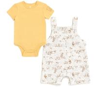 Disney Winnie l'ourson Mickey Mouse Minnie Mouse Combinaison courte et tenue pour nouveau-né à bébé garçon, Winnie l'ourson / orange, 3-6 mois