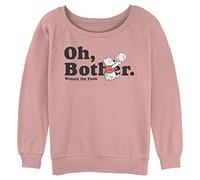 Disney Winnie l'ourson More Bothers Pull Raglan pour Femme, Rose d Sert, Taille M