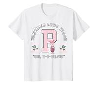 Disney Winnie l'ourson Piglet Collegiate Oh Dear Quote T-Shirt, Enfant, Blanc, 8 ans