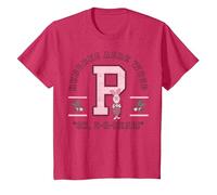 Disney Winnie l'ourson Piglet Collegiate Oh Dear Quote T-Shirt, Enfant, Rouge Chiné, 3 ans