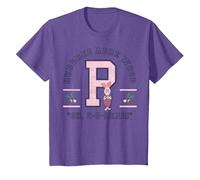 Disney Winnie l'ourson Piglet Collegiate Oh Dear Quote T-Shirt, Enfant, Violet Chiné, 10 ans