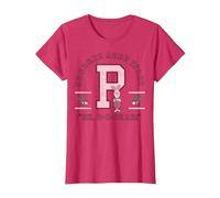 Disney Winnie l'ourson Piglet Collegiate Oh Dear Quote T-Shirt, Femme, Rouge Chiné, XL