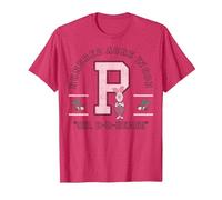 Disney Winnie l'ourson Piglet Collegiate Oh Dear Quote T-Shirt, Homme, Rouge Chiné, M