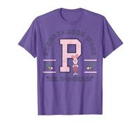 Disney Winnie l'ourson Piglet Collegiate Oh Dear Quote T-Shirt, Homme, Violet Chiné, S