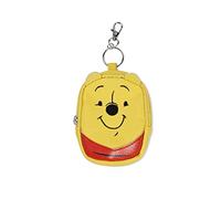 Disney - Porte-monnaie porte-clés - Winnie l'ourson - Mini sac à dos jaune et rouge - Taille unique