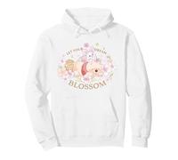 Disney Winnie the Pooh and Piglet "Let Your Dream Blossom" Sweat à Capuche, Unisexe pour adultes, Blanc, L