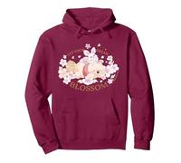 Disney Winnie the Pooh and Piglet "Let Your Dream Blossom" Sweat à Capuche, Unisexe pour adultes, Marron, M