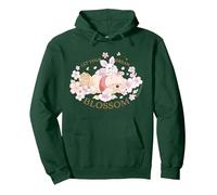 Disney Winnie the Pooh and Piglet "Let Your Dream Blossom" Sweat à Capuche, Unisexe pour adultes, Vert Forêt, XL
