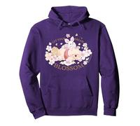 Disney Winnie the Pooh and Piglet "Let Your Dream Blossom" Sweat à Capuche, Unisexe pour adultes, Violet, S