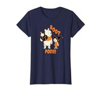 Disney Winnie the Pooh Boo Pooh Halloween T-Shirt, Femme, Bleu Marine, S