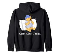 Disney Winnie the Pooh "Can't Adult Today" Funny Back to Bed Sweat à Capuche