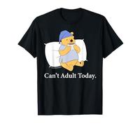 Disney Winnie the Pooh "Can't Adult Today" Funny Back to Bed T-Shirt