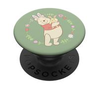 Disney Winnie the Pooh Easter Bunny Hug Pastel Spring Flower PopSockets PopGrip Adhésif