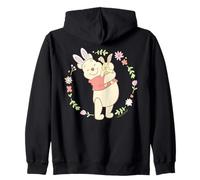 Disney Winnie the Pooh Easter Bunny Hug Pastel Spring Flower Sweat à Capuche