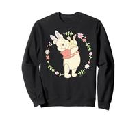 Disney Winnie the Pooh Easter Bunny Hug Pastel Spring Flower Sweatshirt