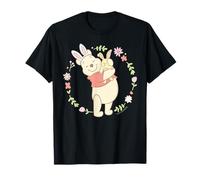 Disney Winnie the Pooh Easter Bunny Hug Pastel Spring Flower T-Shirt