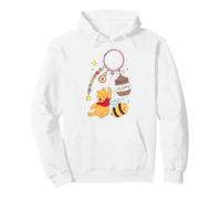 Disney Winnie the Pooh Fashion Bag Charm Sweat à Capuche, Unisexe pour adultes, Blanc, S
