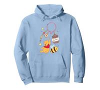 Disney Winnie the Pooh Fashion Bag Charm Sweat à Capuche, Unisexe pour adultes, Bleu poudré, M