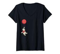 Disney Winnie The Pooh Floating Red Balloon T-Shirt avec Col en V