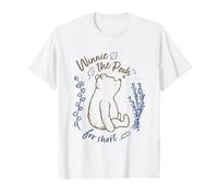 Disney Winnie the Pooh For Short Cute Pooh Outline Big Logo T-Shirt