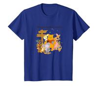 Disney Winnie The Pooh Group Shot All Good In The Woods T-Shirt, Enfant, Bleu Royal, 6 ans