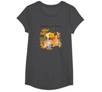 Disney Winnie The Pooh Group Shot All Good In The Woods T-Shirt, Fille, Chiné Foncé, M