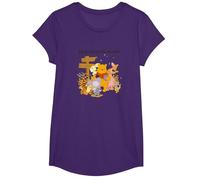 Disney Winnie The Pooh Group Shot All Good In The Woods T-Shirt, Fille, Violet, M