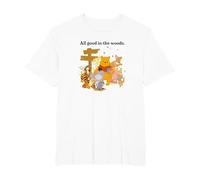 Disney Winnie The Pooh Group Shot All Good In The Woods T-Shirt, Homme Grandes tailles, Blanc, 3X Tall