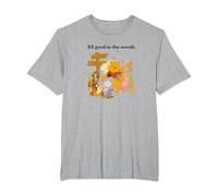 Disney Winnie The Pooh Group Shot All Good In The Woods T-Shirt, Homme Grandes tailles, Gris Chiné, 2X Tall