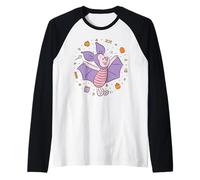 Disney Winnie the Pooh Halloween Piglet Trick-or-Treat Candy Manche Raglan