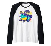Disney Winnie the Pooh Heffalumps & Woozles Beware Manche Raglan