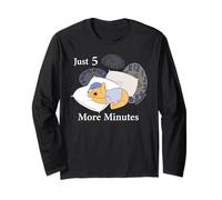 Disney Winnie the Pooh "Just 5 More Minutes" Funny Sleepy Manche Longue