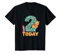 Disney Winnie the Pooh & Piglet Birthday 2 Years Old Today T-Shirt
