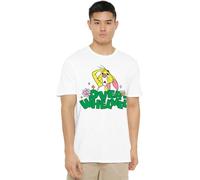Disney Winnie The Pooh Rabbit Overwhelmed T-Shirt Unisexe, Blanc, L
