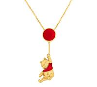 Disney Winnie The Pooh Red and Gold Coloured Floating Balloon Necklace CF01179YL-Q