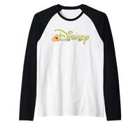 Disney Winnie the Pooh Script Logo Matching Vacation & Trip Manche Raglan