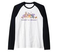 Disney Winnie the Pooh Sweet and Spooky Halloween Candy Manche Raglan