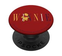 Disney Winnie The Pooh Winnie Simple Text PopSockets PopGrip Interchangeable