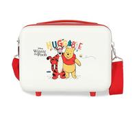 Disney Winnie & Tiger Verrouillage Valise Enfant latéral Rigide à Combinaison 4 Roues Le Bagage à Main est fabriqué en ABS, Un matériau Rigide et léger. Fabriqué par Joumma Bags.