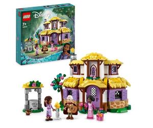 Disney Wish 43231 La Chaumiere d'Asha, Maison de Poupées avec Mini Poupées Asha, Sakina et Sabino et Figurine Star