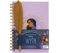 Disney Wish Asha Ensemble cadeau de papeterie sous licence officielle Princesse pour filles avec stylo plume Paladone