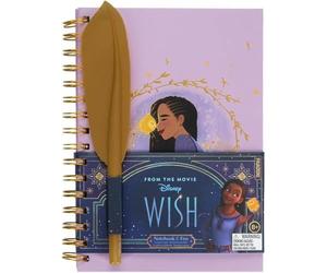 Disney Wish Asha Ensemble cadeau de papeterie sous licence officielle Princesse pour filles avec stylo plume Paladone