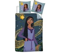 Disney Wish Asha Housse De Couette 2 Pièces 135 X 200 Cm 100% Coton