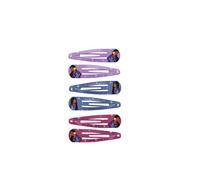 Disney WISH - Clic Clac Imprimés - Lot de 6 Pinces à Cheveux