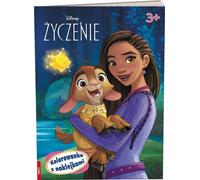 Disney Wish. Livre de coloriage avec autocollants
