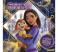 Disney Wish - Mon colo avec stickers métal - Des stickers métal en bonus ! - Collectif - Hemma - broché - Document jeunesse