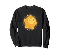 Disney Wish Star Eye Wink Sweatshirt, Unisexe pour adultes, Noir, XL